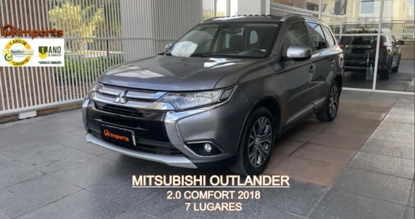 Mitsubishi Outlander 2018 2.0 comfort 16v gasolina 4p automático