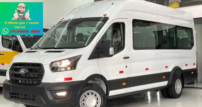 Ford - Nova Transit Minibus 460E Executiva 18lugares Novo Painel, Nova Multimidia Zero KM Ano 2026
