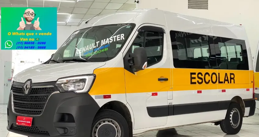 Renault Master Escolar 20 lugares apenas 36.000kms Pronta pra trabalhar!