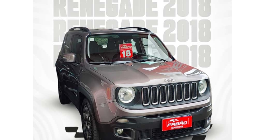 Jeep Renegade 2018 1.8 16v flex longitude 4p automático