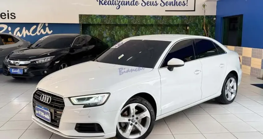 Audi A3 Sed. P.Plus 1.4 25Anos Flex TFSI Tip.  - Branca - 2019/2019
