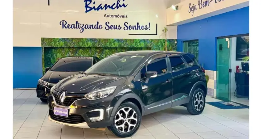 Renault Captur Intense 1.6 16V Flex 5p Aut.  - Preta - 2017/2018