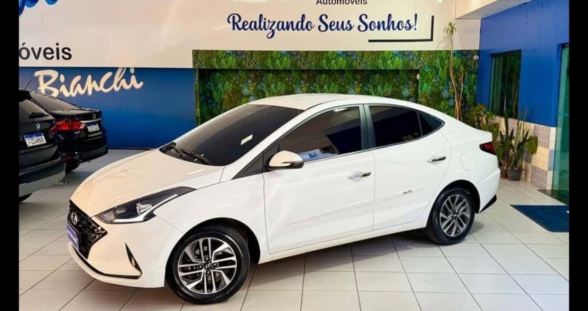 Hyundai HB20 Diamond Plus 1.0 TB Flex 12V Aut.  - Branca - 2020/2021