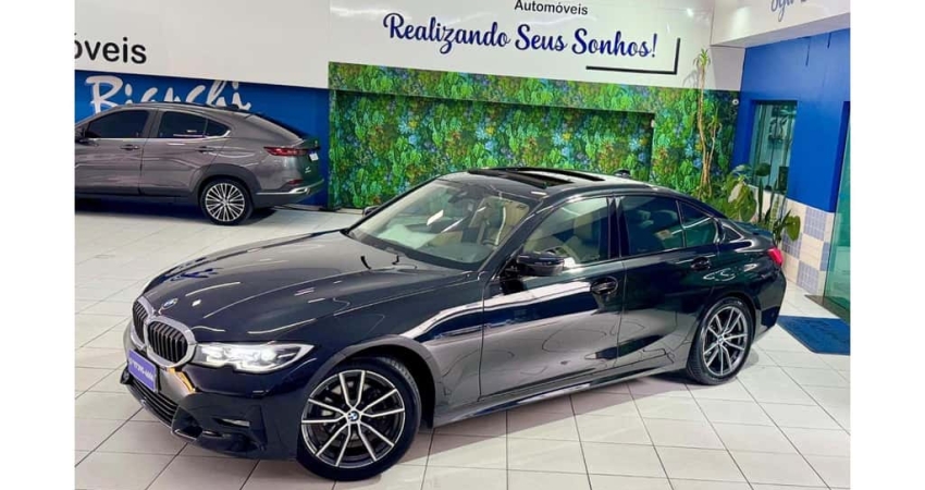 BMW 320i Modern/Sport TB 2.0/A.Flex/GP 4p  - Preta - 2021/2022