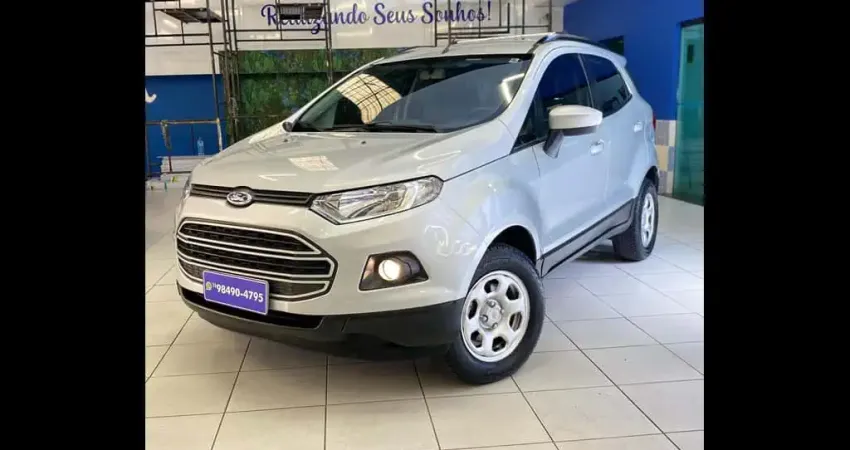 Ford EcoSport SE 1.6 16V Flex 5p Mec.  - Prata - 2012/2013