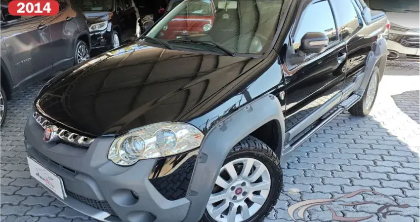 Fiat Strada Adventure 1.8 Flex. Cabine dupla / 3 portas / 4 lugares.