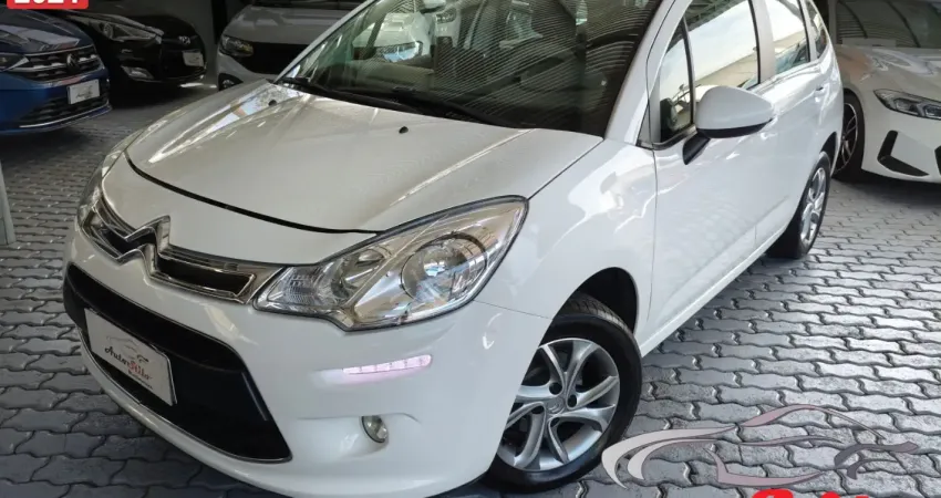 Citroën C3 Tendance 1.5 Flex. Câmbio manual. Com teto panorâmico Zenith.