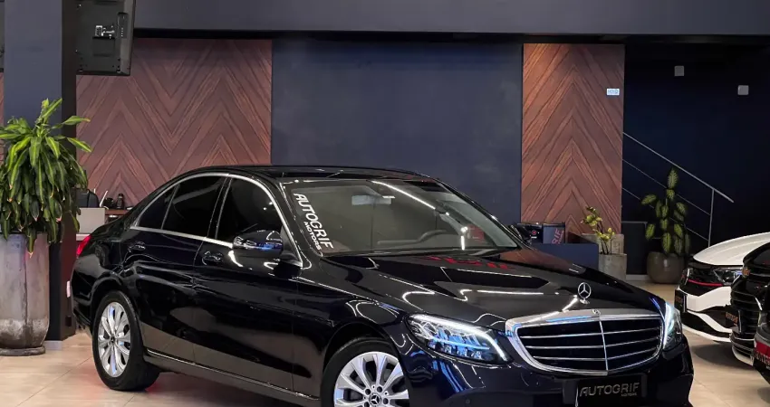 MERCEDES C-180 CGI EXC. 1.6 TB FLEX / 2020- Cor Azul em raro estado
