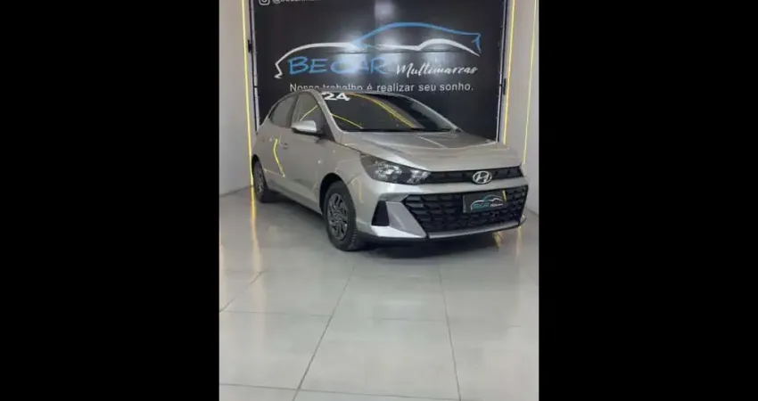Hyundai HB20S 1.0 Flex 12V Mec.  - Prata - 2023/2024