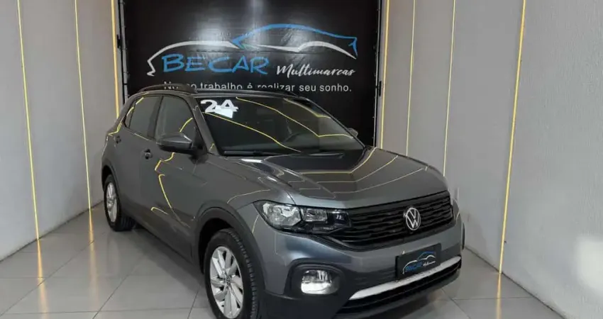 Volkswagen T-Cross 200 TSI 1.0  Flex 12V 5p Aut.  - Cinza - 2024/2024
