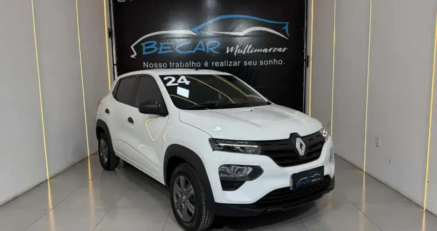 Renault Kwid Zen 1.0 Flex 12V 5p Mec.  - Branca - 2023/2024