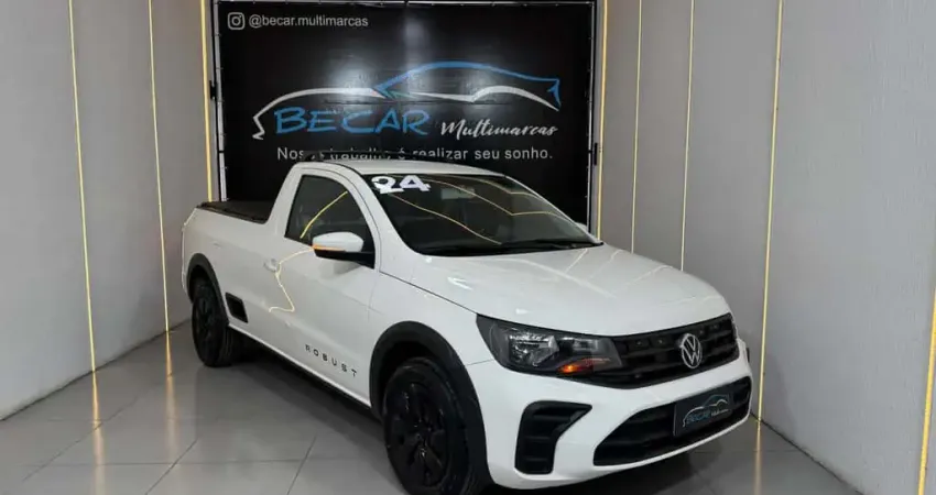 Volkswagen Saveiro Robust 1.6 Total Flex 8V - Cinza - 2024/2024