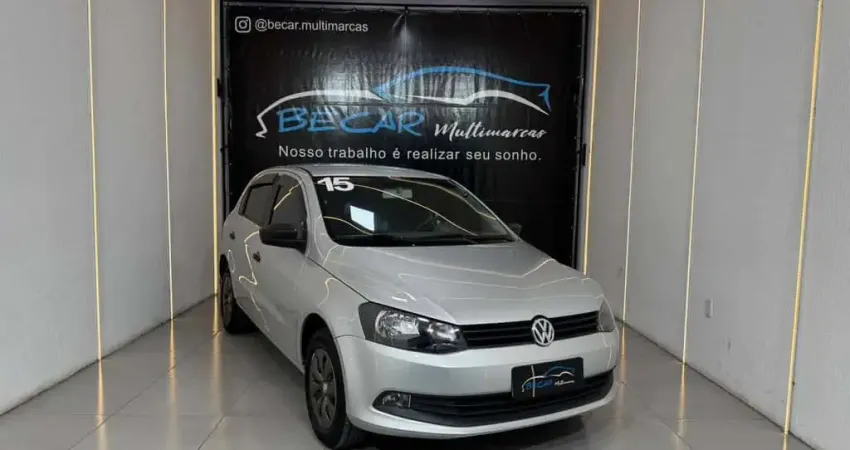 Volkswagen Gol Trendline 1.0 T.Flex 8V 5p  - Prata - 2014/2015