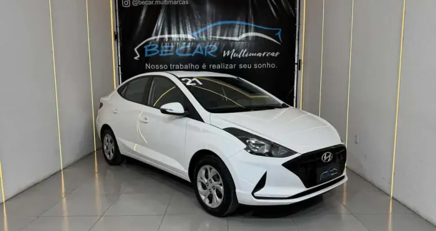 Hyundai HB20S Vision 1.0 Flex 12V Mec.  - Branca - 2020/2021