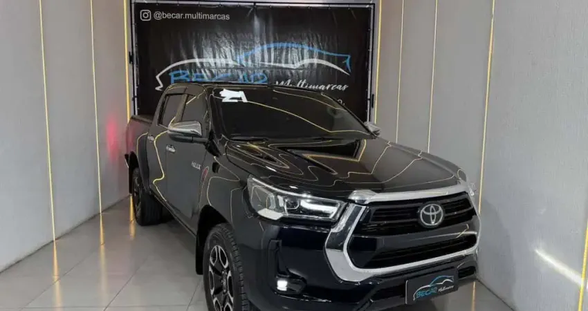 Toyota Hilux SW4 SRX 4x4 2.8 TDI 16V Dies. Aut.  - Preta - 2020/2021