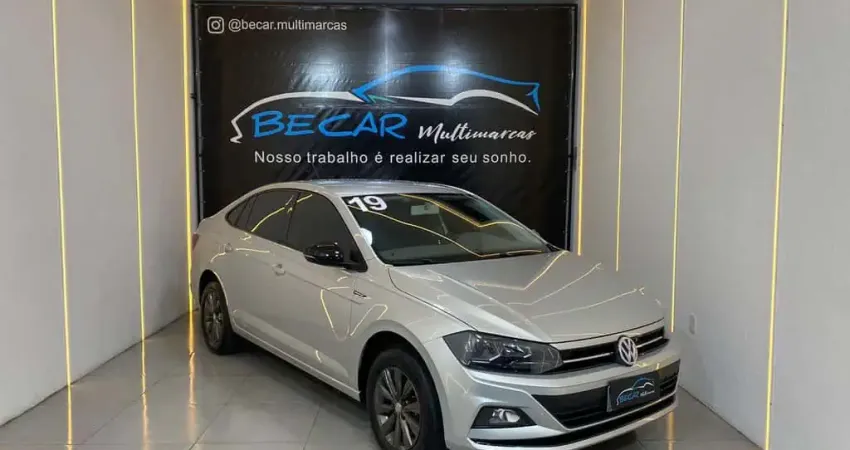 Volkswagen Virtus Comfort. 200 TSI 1.0 Flex 12V Aut - Prata - 2018/2019