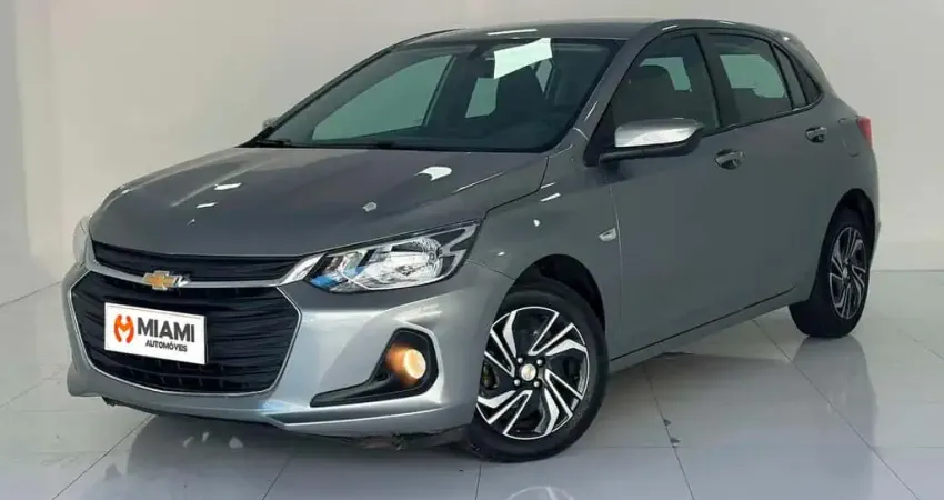 Chevrolet Onix LT 1.0 - Prata - 2024/2025