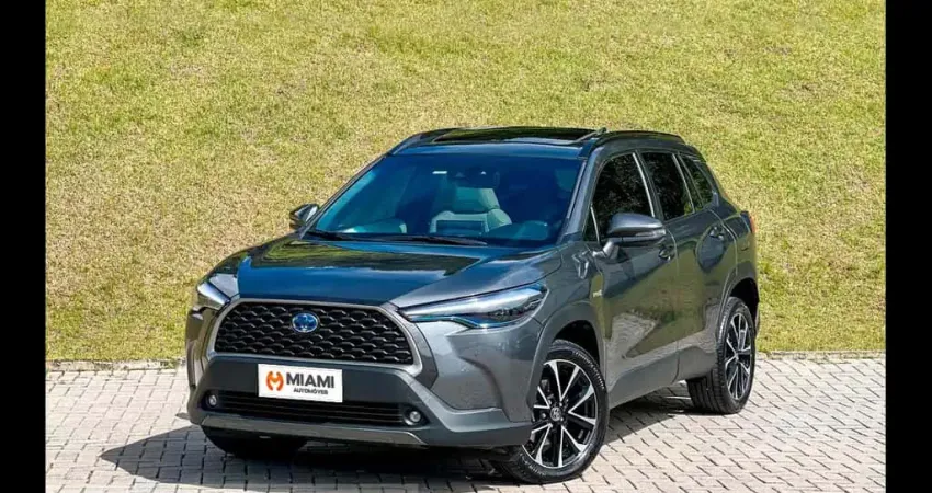 Toyota Corolla Cross XRX 1.8 Hybrid - Cinza - 2024/2024