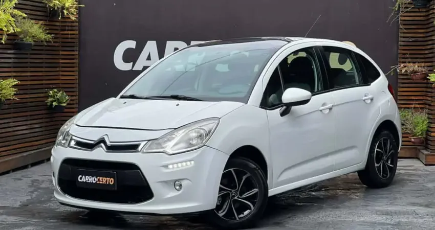 Citroën C3 Tendance 1.5  2013 Flex Manual  C/Teto Zenith