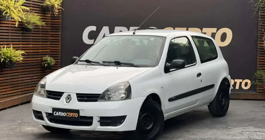 Renault Clio 1.0 2011 Flex  Básico   100% financiado