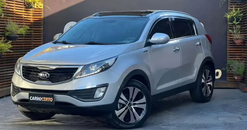 Kia Motors Sportage EX 2.0 Aut. 2014 Flex Teto solar duplo   ótimo para familia