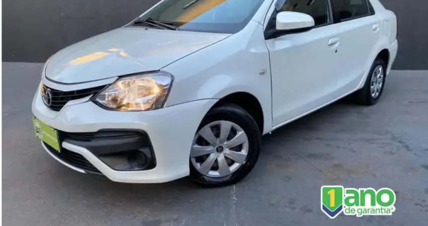 TOYOTA ETIOS SD XS 15 MT 2018 | SOMENTE 86.000KM
