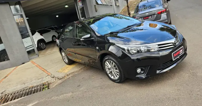 Corolla Xei 2.0 Flex 2015 Automático Completo couro midia rodas