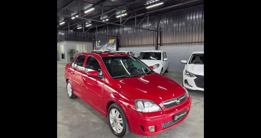 Chevrolet Corsa Sedan Corsa Sed. Premium 1.4 8V ECONOFLEX 4p - Vermelha - 2007/2008