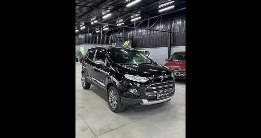 Ford EcoSport FREESTYLE 1.6 16V Flex 5p  - Preta - 2013/2014