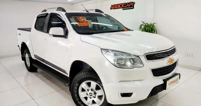 CHEVROLET S10 CABINE DUPLA AT. 2.8 LT TURBO 4X4 DIESEL 2016 APENAS 75.000KM