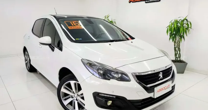 PEUGEOT 308 GRIFFE 1.6 THP AUT 2016 COM TETO