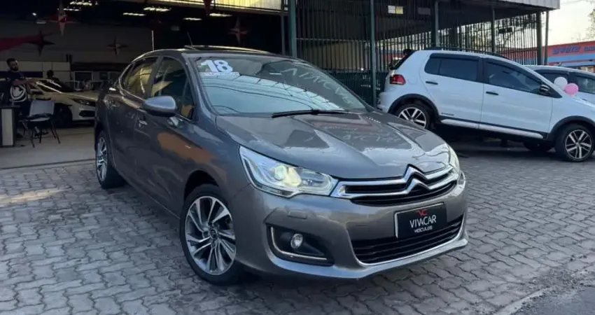 Citroen C4 lounge 2018 1.6 thp flex exclusive bva