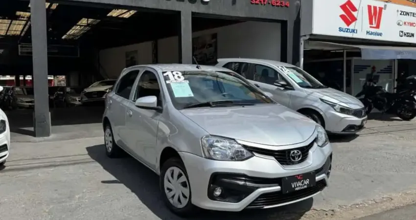 Toyota Etios 2018 1.3 x 16v flex 4p manual