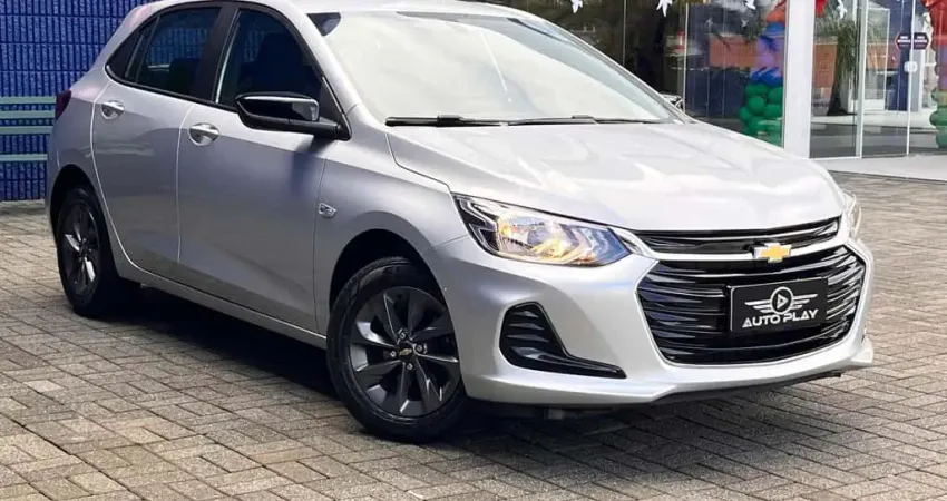 Chevrolet Onix HATCH LT 1.0 12V Flex 5p Mec.  - Prata - 2022/2023