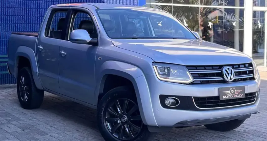 Volkswagen Amarok High.CD 2.0 16V TDI 4x4 Dies. Aut  - Prata - 2016/2016