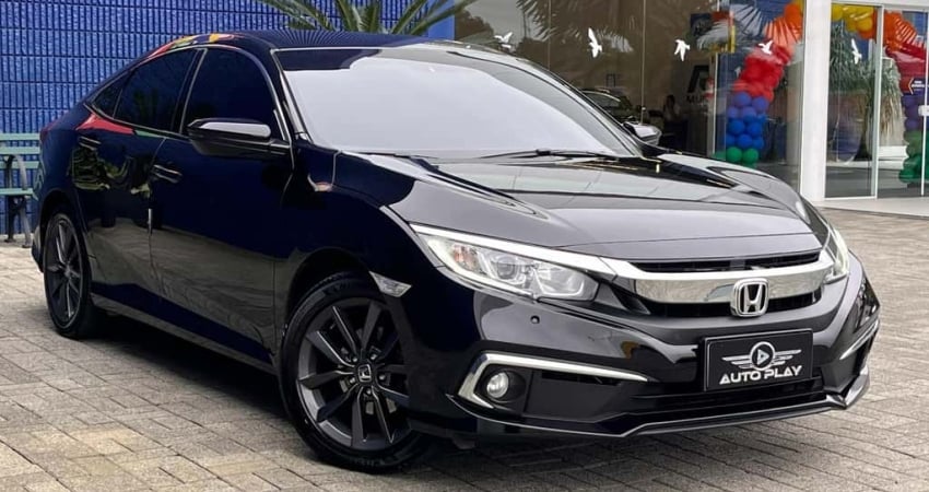 Honda Civic Sedan EXL 2.0 Flex 16V Aut.4p  - Preta - 2019/2020