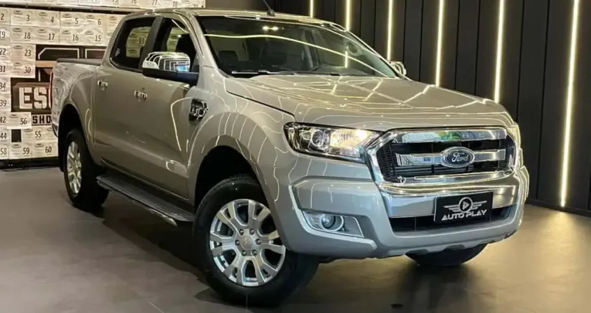 Ford Ranger XLT 3.2 20V 4x4 CD Diesel Aut.  - Prata - 2018/2019