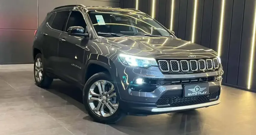 Jeep Compass LONG. T270 1.3 TB 4x2 Flex Aut.  - Cinza - 2022/2023