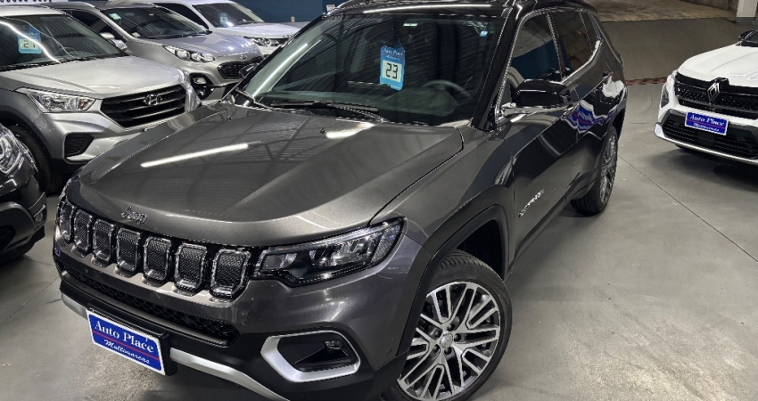 JEEP COMPASS LIMITED TD350 COM TETO PANORÂMICO!