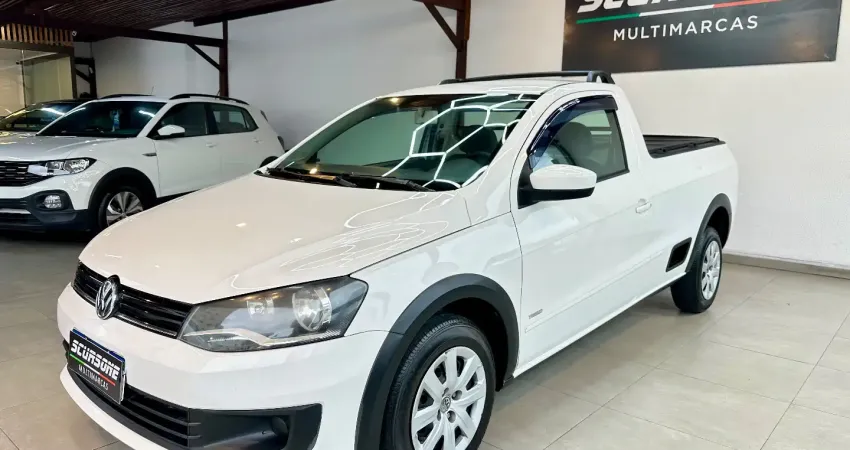 A Saveiro 2014 é a parceira ideal para o trabalho e o dia a dia! Com robustez, praticidade e o desem