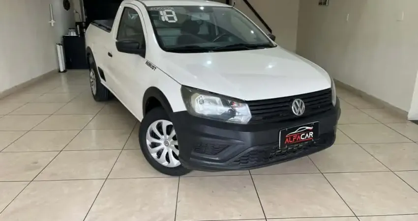 Volkswagen Saveiro 2018 1.6 msi robust cs 8v flex 2p manual