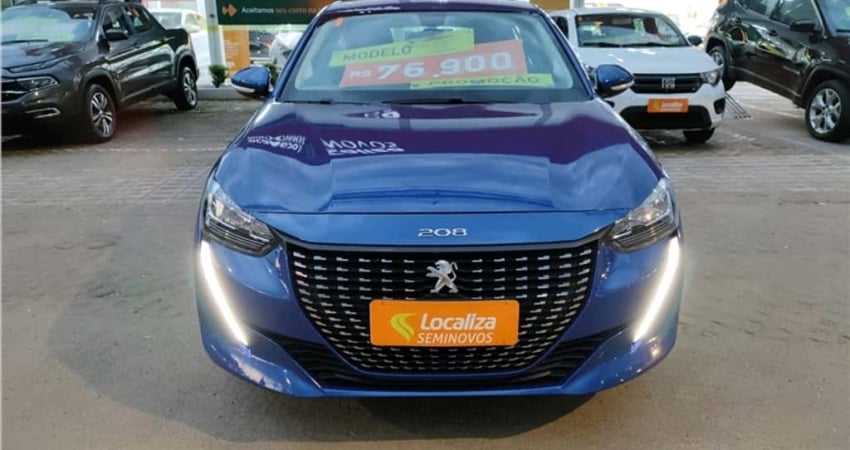 Peugeot 208 2022 1.6 16v flex allure at6