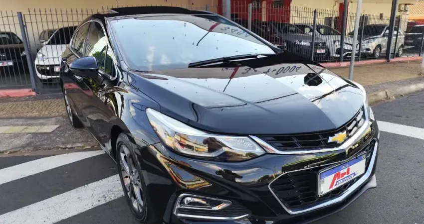 "Cruze LTZ 1.4 Turbo 2018 – Preto absoluto, único dono e cheio de estilo. Design, tecnologia e desem