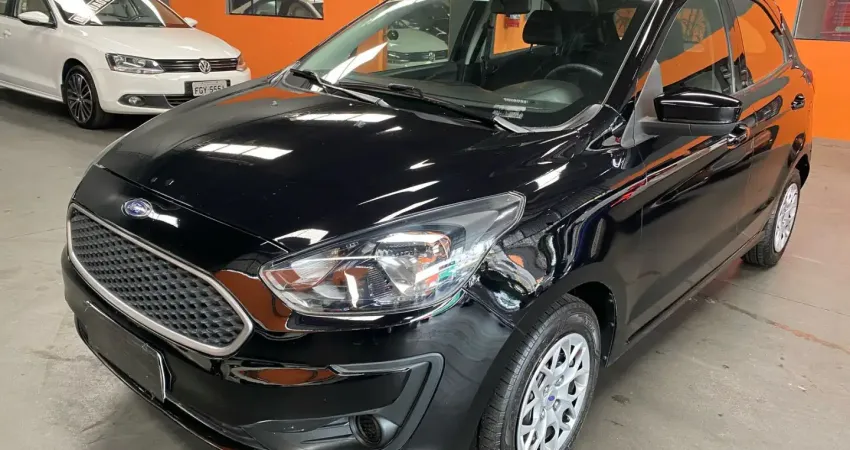 Ford Ka  Hatch 1.0 Flex  SE  2021 , completo , único dono ,  preto . 