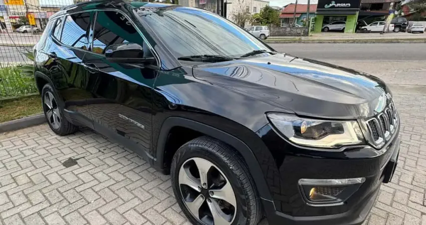 Jeep Compass LONGITUDE 2.0 4x2 Flex 16V Aut.  - Preta - 2018/2018