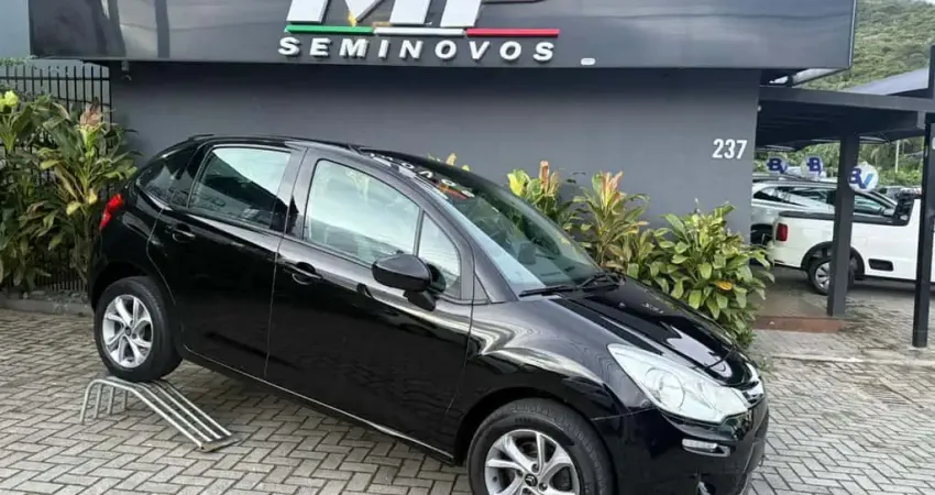 Citroën C3 Tendance 1.5 Flex 8V 5p Mec.  - Preta - 2013/2014