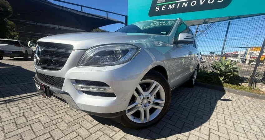Mercedes-Benz ML-350 Sport 3.0 V6 258cv 4X4 Diesel  - Prata - 2013/2014