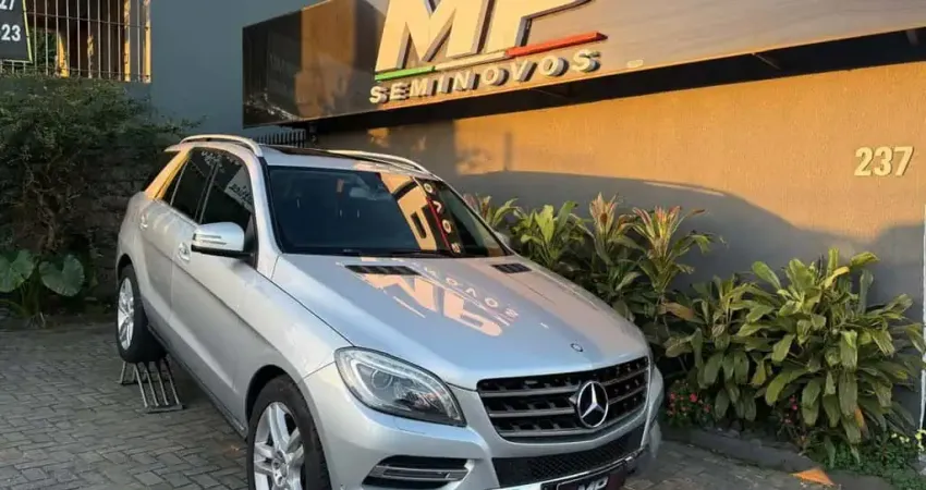 Mercedes-Benz ML-350 Sport 3.0 V6 258cv 4X4 Diesel  - Prata - 2013/2014