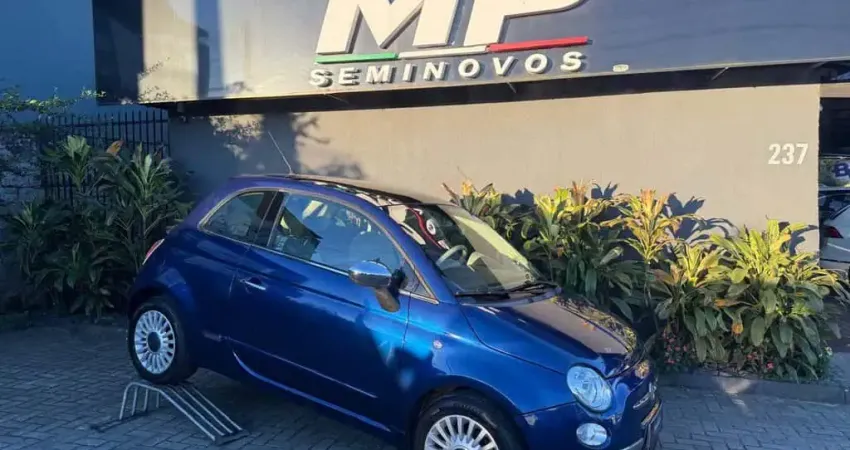 Fiat 500 LOUNGE 1.4 16V 100cv  Mec.  - Azul - 2009/2010