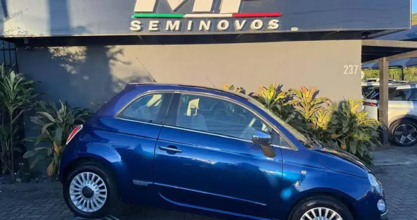 Fiat 500 LOUNGE 1.4 16V 100cv  Mec.  - Azul - 2009/2010